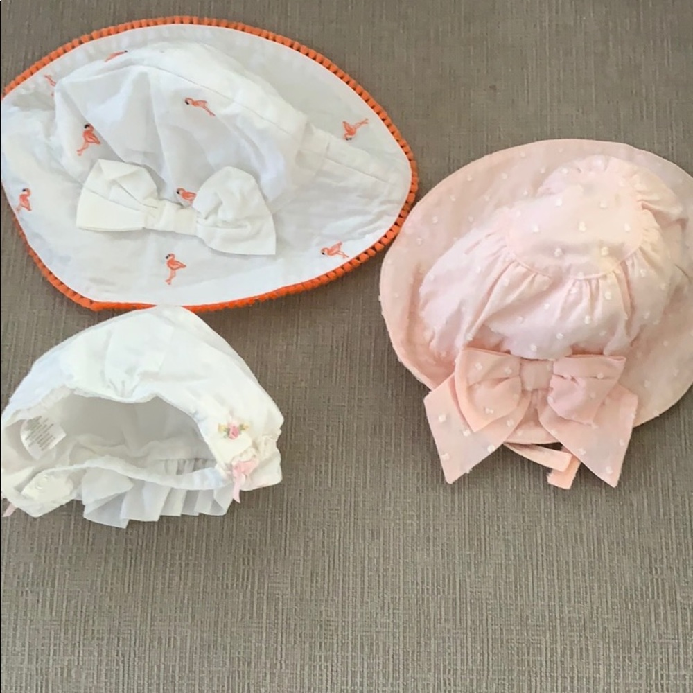 4 Janie and jack sun hats and bonnet